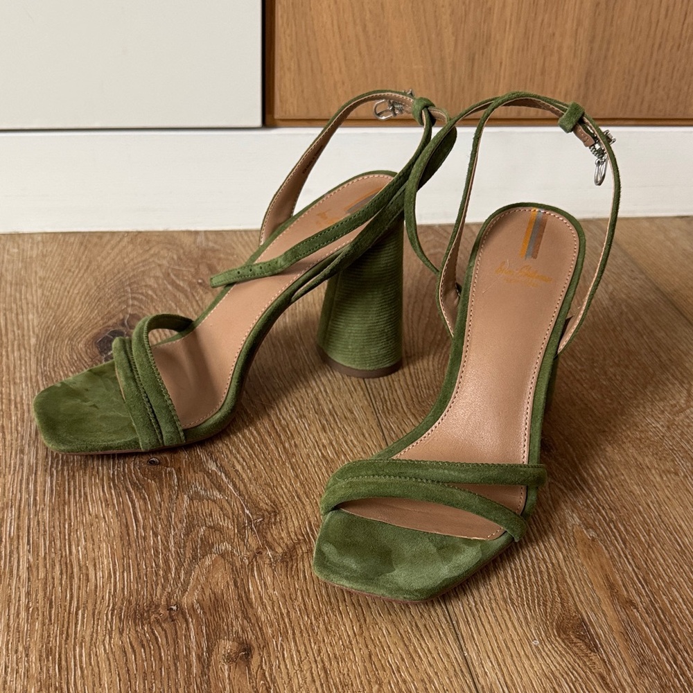 Sam Edelman Kia Olive Green Strappy Heels